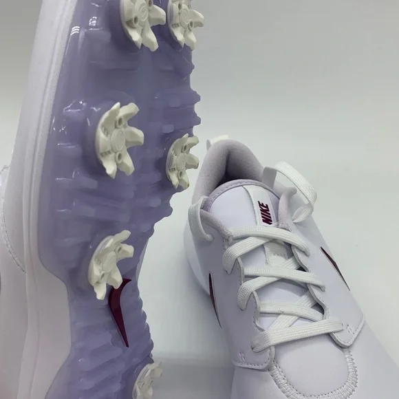 Women's Nike Roshe G Tour Golf Cleats Shoes Maroon - Picture 7 of 7